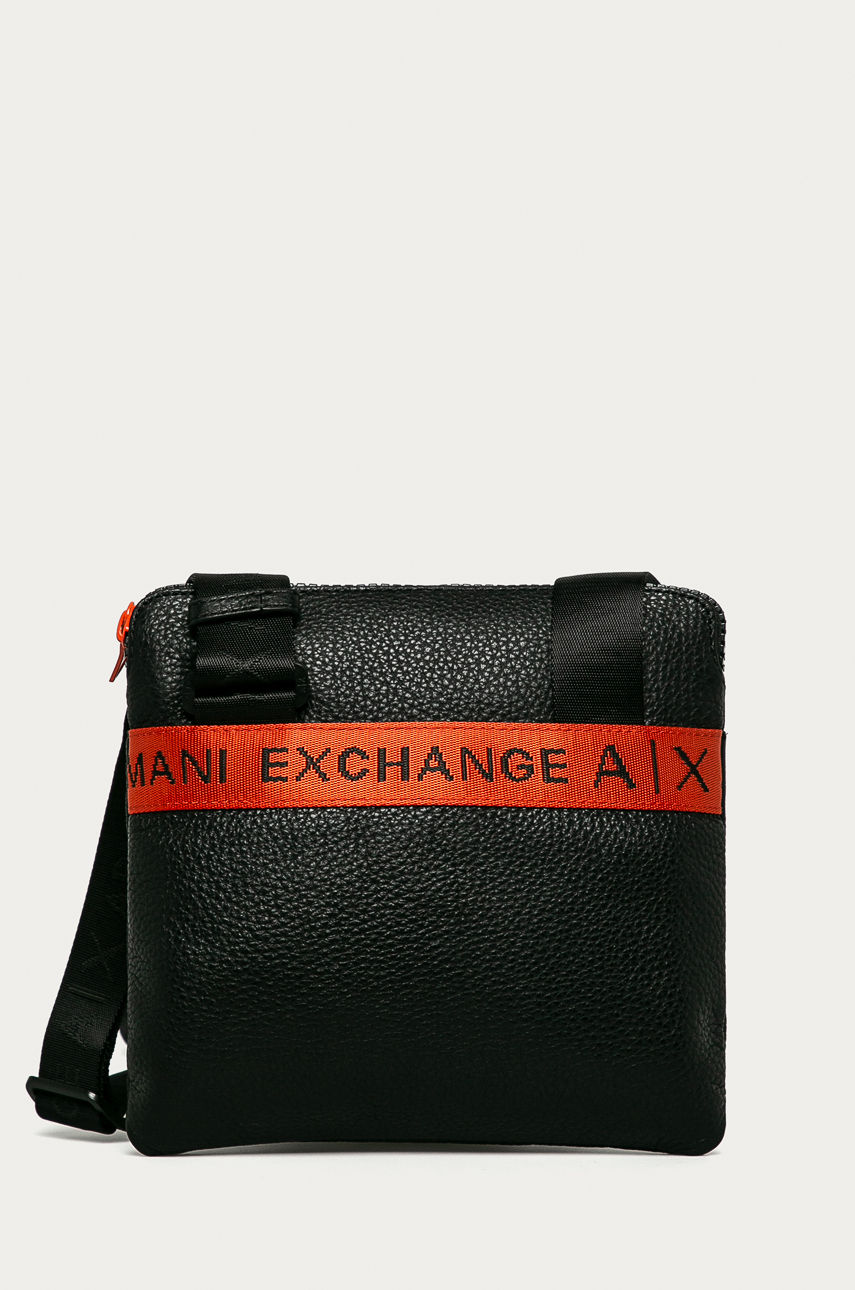 Armani Exchange - Saszetka skórzana czarny 952289.0A867