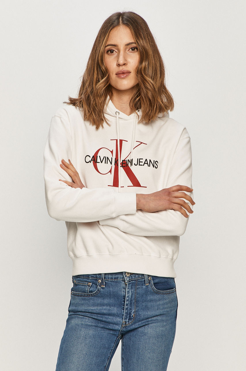 Calvin Klein Jeans - Bluza biały J20J217230