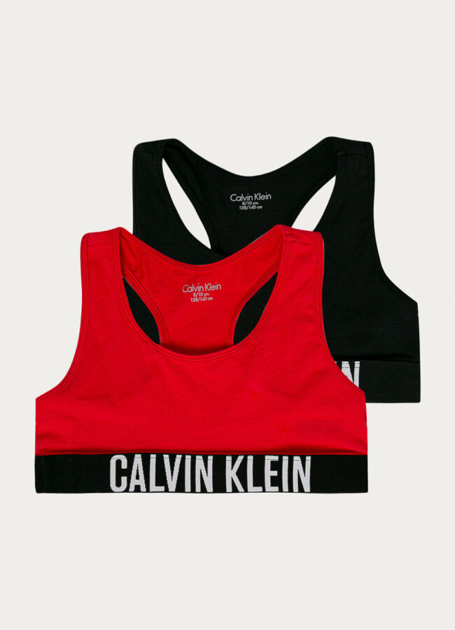 Calvin Klein Underwear - Biustonosz dziecięcy (2-pack) czarny G80G800368