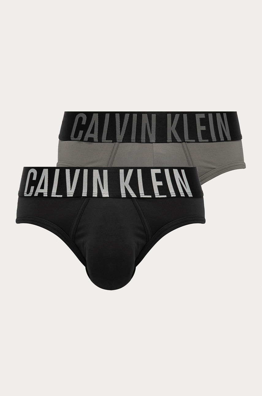 Calvin Klein Underwear - Slipy (2-pack) szary 000NB2598A