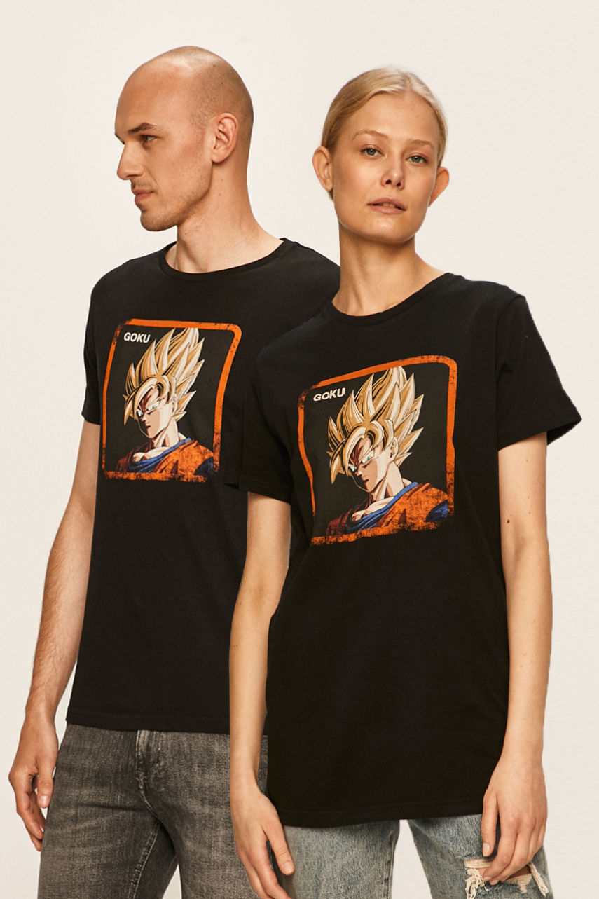 Capslab - T-shirt X Dragon Ball Z czarny FG/DBZ2/1/TSC/GOK5