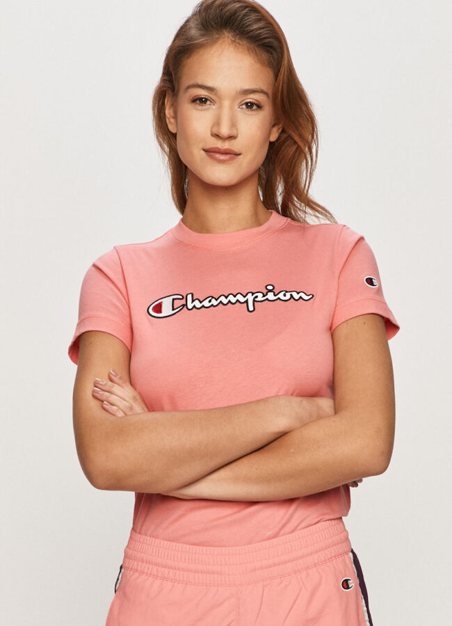 Champion - T-shirt różowy 113194