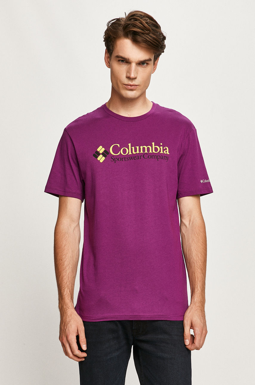 Columbia - T-shirt ciemny fioletowy 1680053