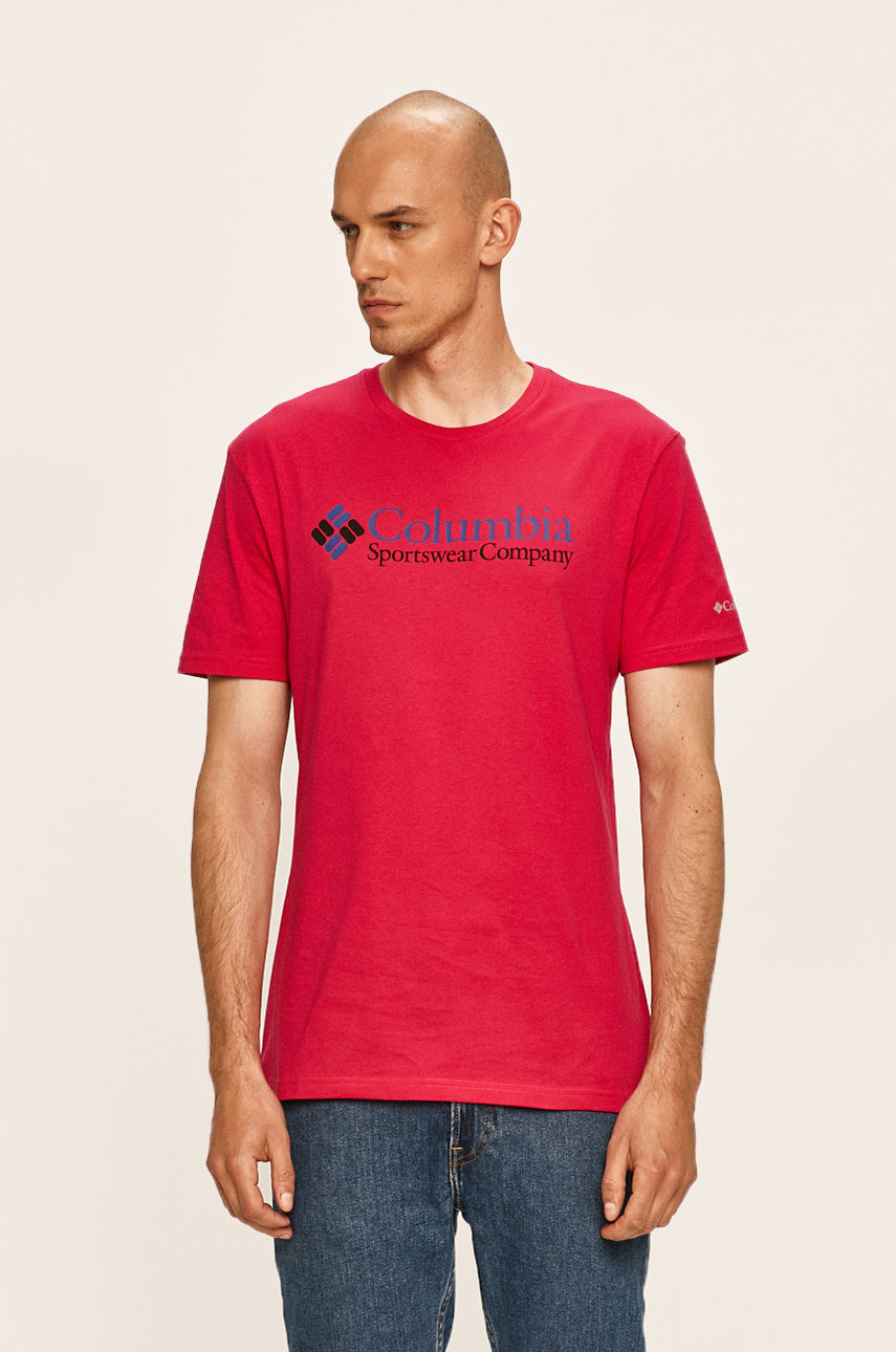 Columbia - T-shirt ostry różowy 1680053.