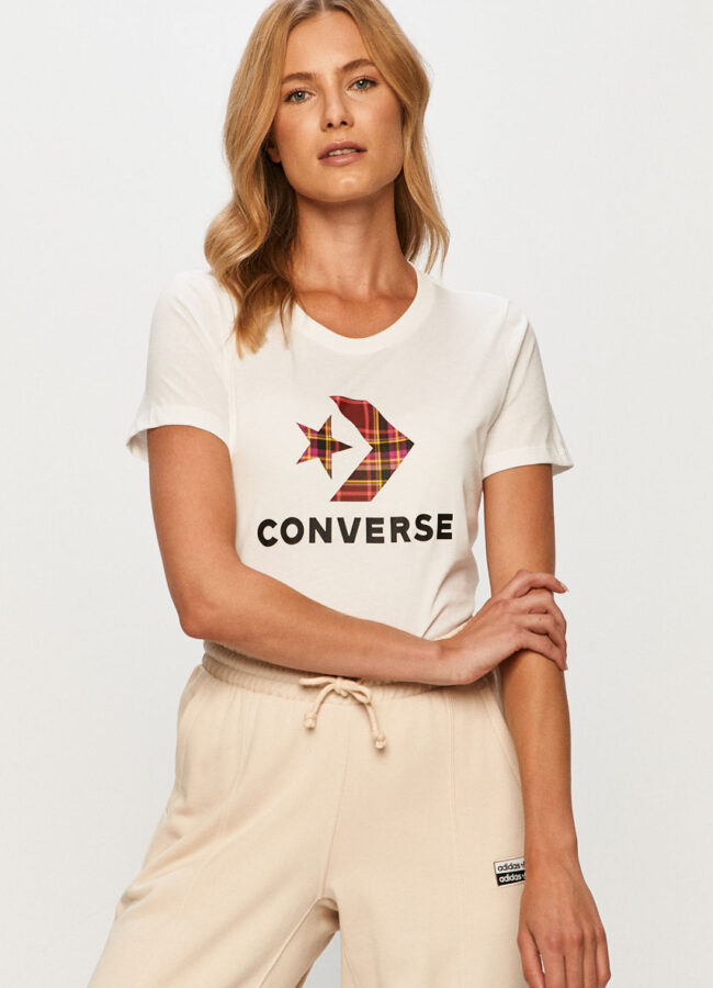 Converse - T-shirt biały 10020874.A01