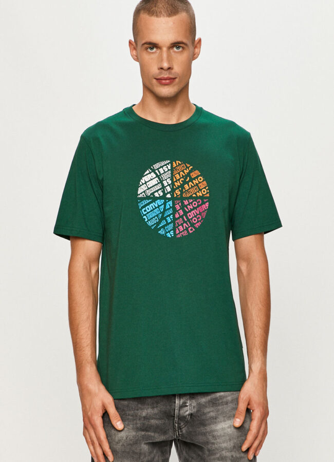 Converse - T-shirt ciemny zielony 10019938.A03