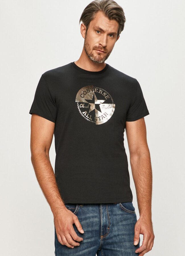 Converse - T-shirt czarny 10020520.A02