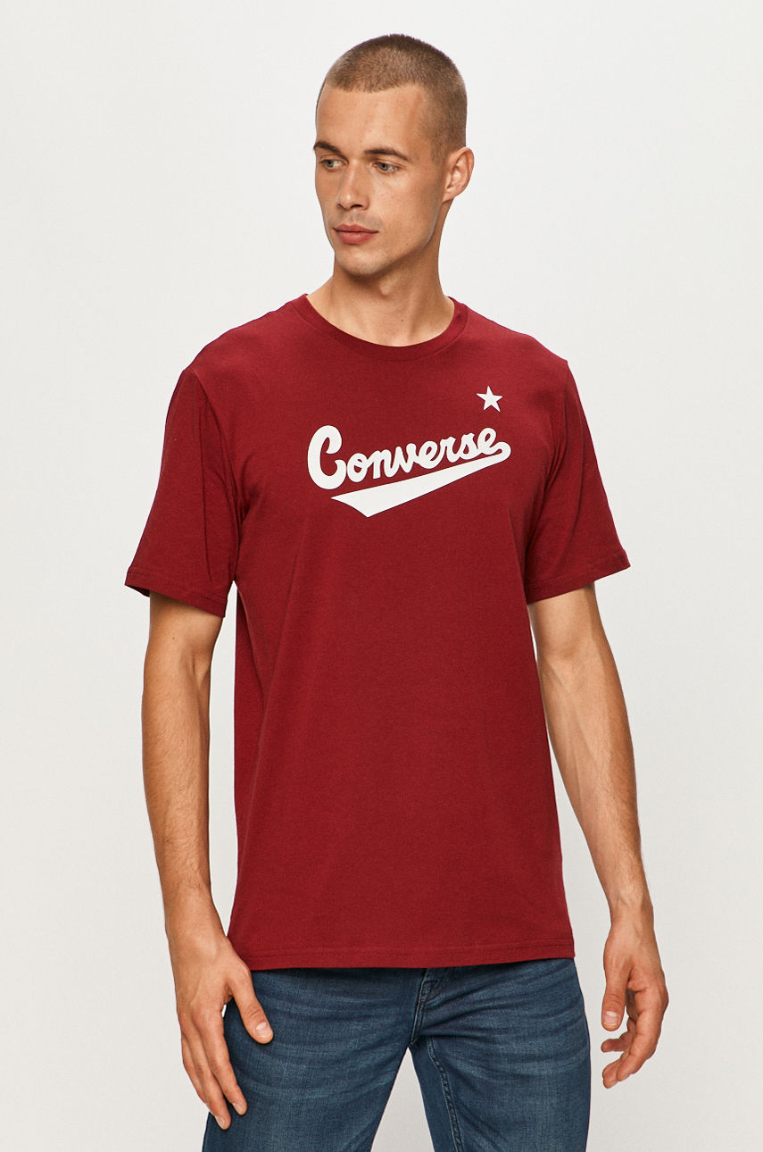 Converse - T-shirt kasztanowy 10018235.A14