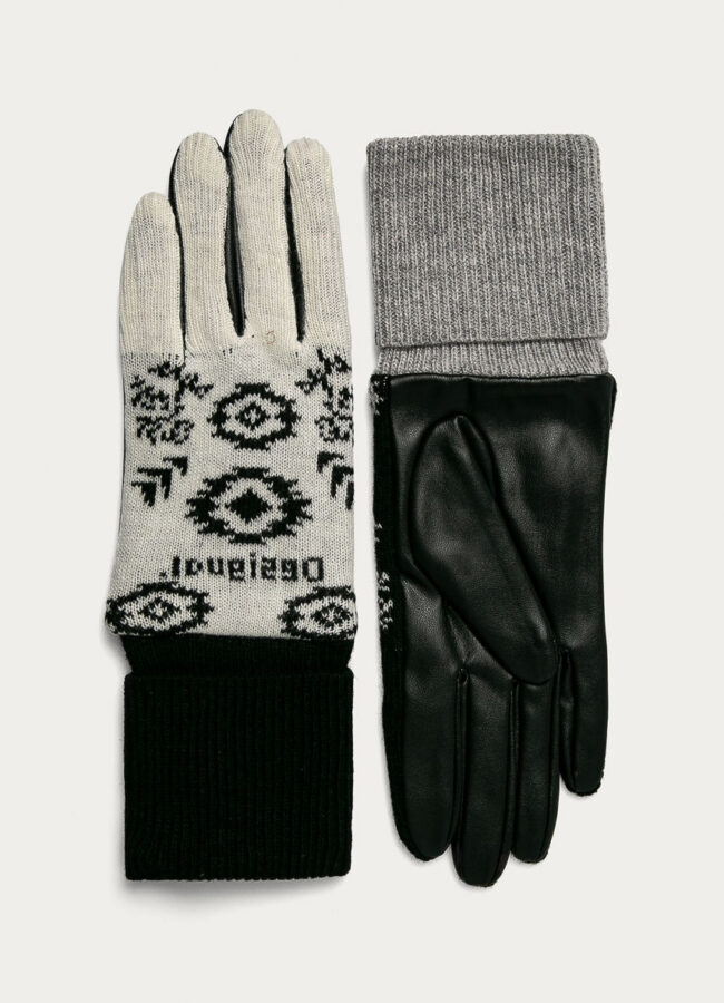 Desigual - Rękawiczki czarny 20WAAK01