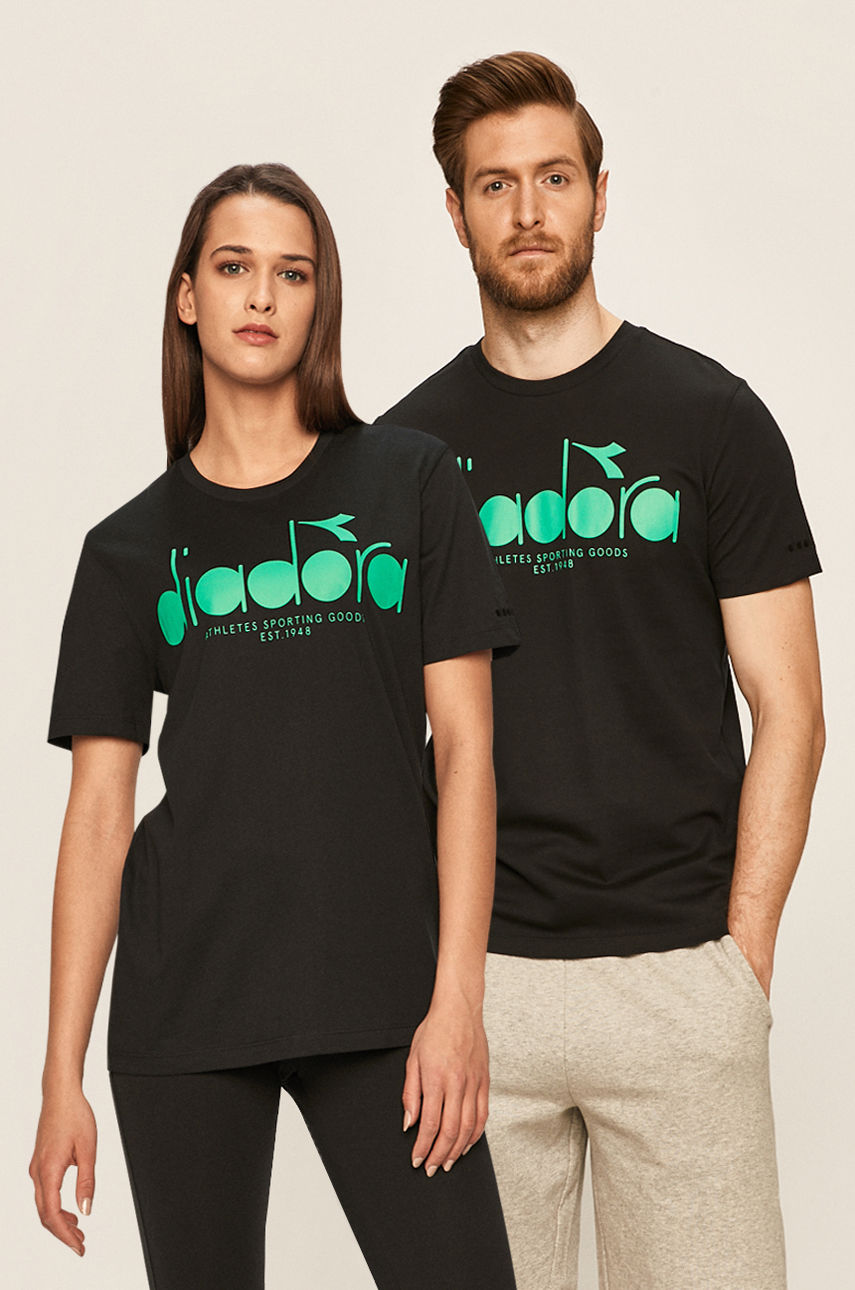 Diadora - T-shirt czarny 502.176633.C8346
