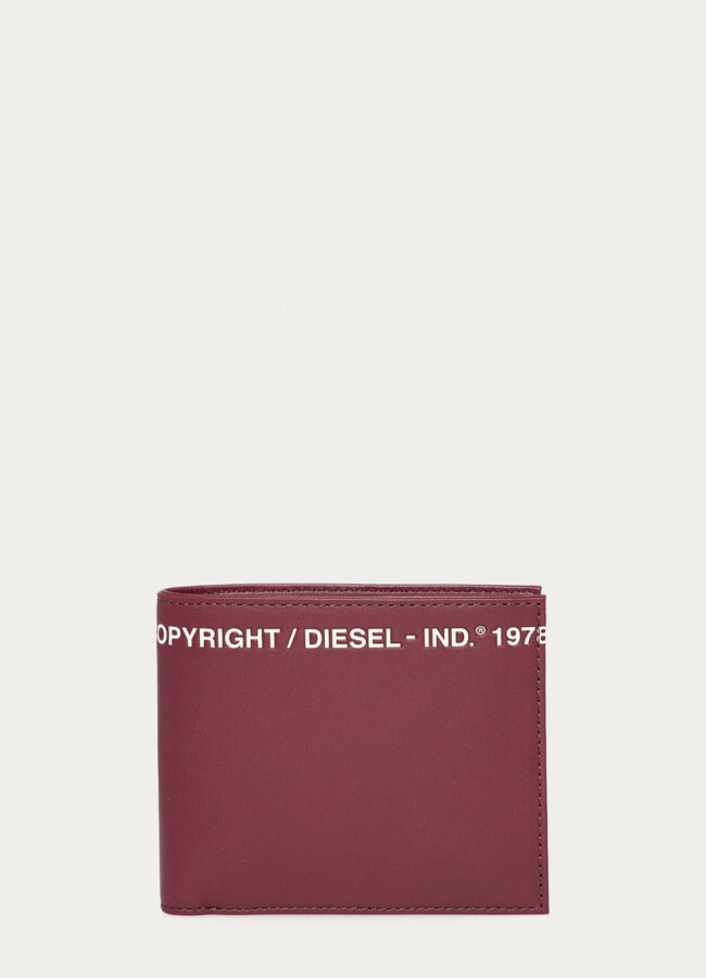 Diesel - Portfel skórzany czerwony X07000.PR013