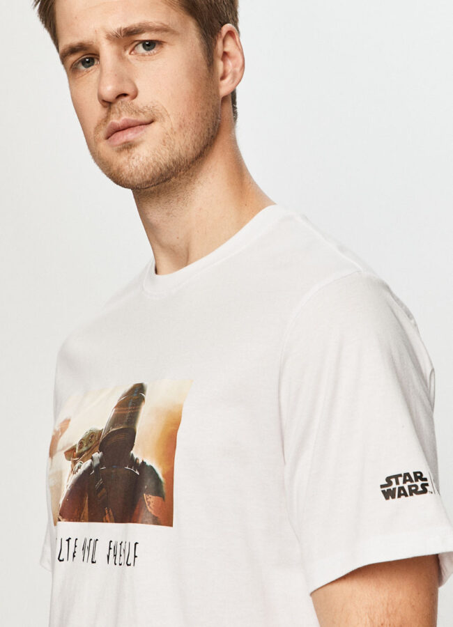 Element - T-shirt x Star Wars biały U1SSN8.3904