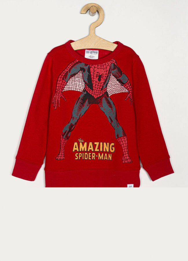 GAP - Bluza dziecięca x Marvel 74-110 cm czerwony 617820