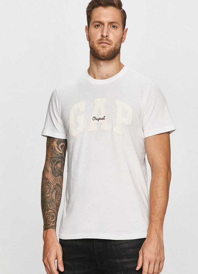 GAP - T-shirt biały 443765