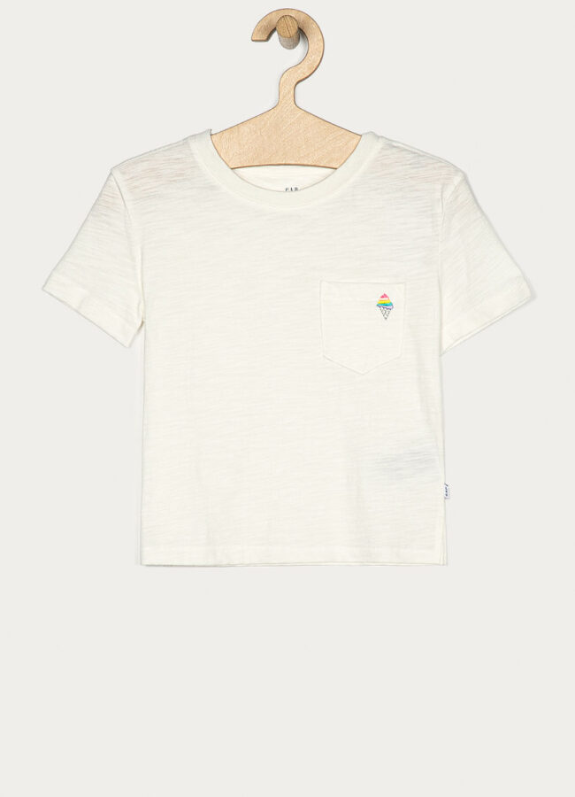 GAP - T-shirt dziecięcy 104-176 cm biały 538278