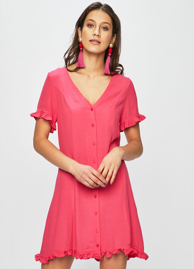 Glamorous - Sukienka ostry różowy CK5316