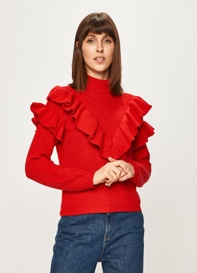 Glamorous - Sweter czerwony AC2684