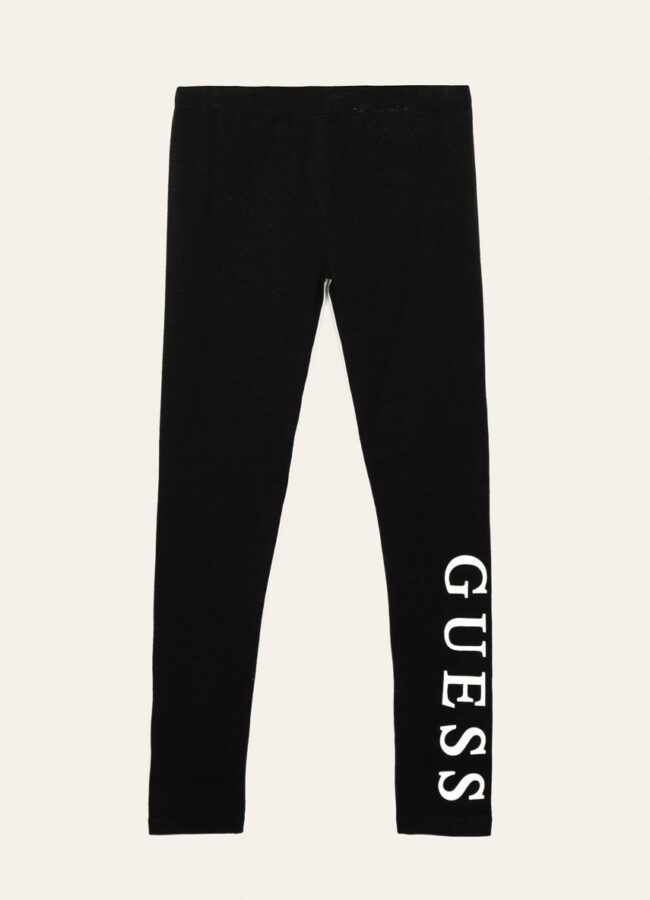 Guess Jeans - Legginsy dziecięce 118-175 cm czarny J94B16.K82K0