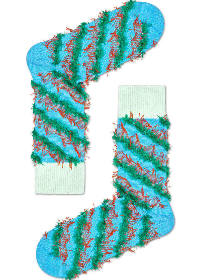 Happy Socks - Skarpetki Lashes jasny niebieski LAS01.4300