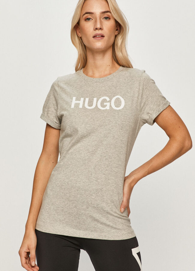 Hugo - T-shirt szary 50435017