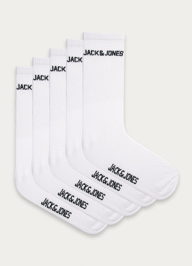 Jack & Jones - Skarpetki (5-pack) biały 12179475