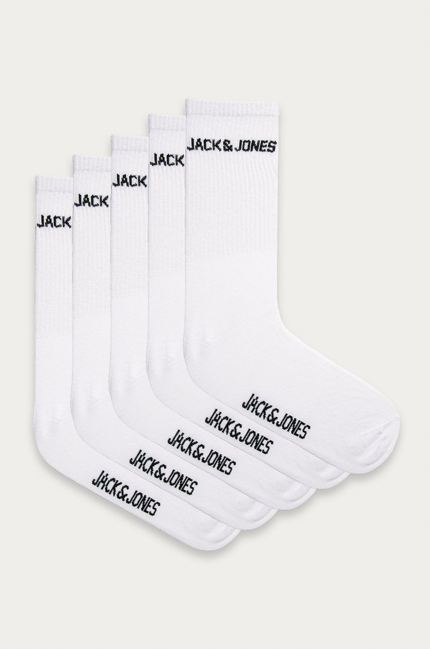 Jack & Jones - Skarpetki (5-pack) biały 12179475