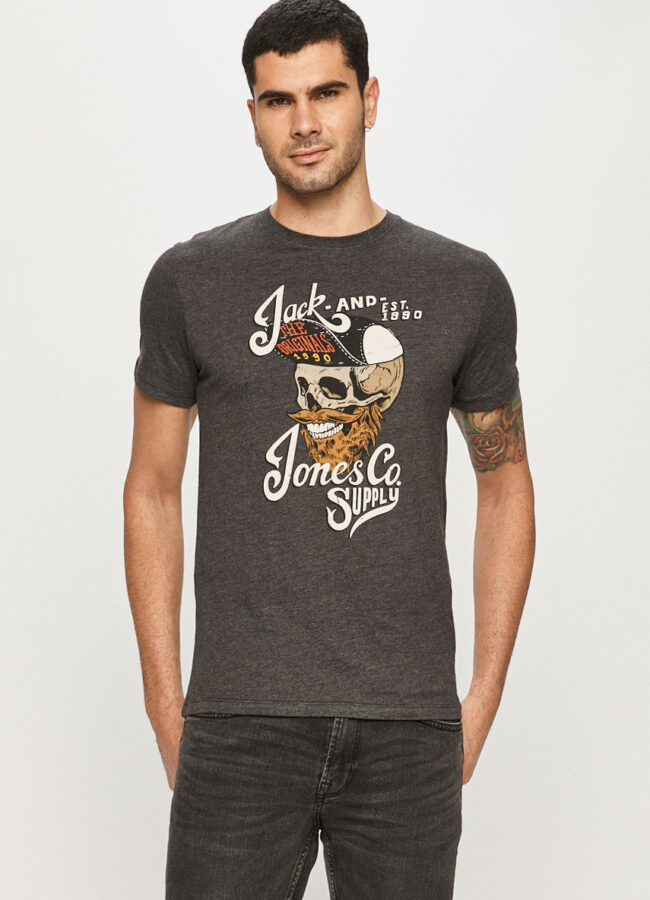 Jack & Jones - T-shirt grafitowy 12177076
