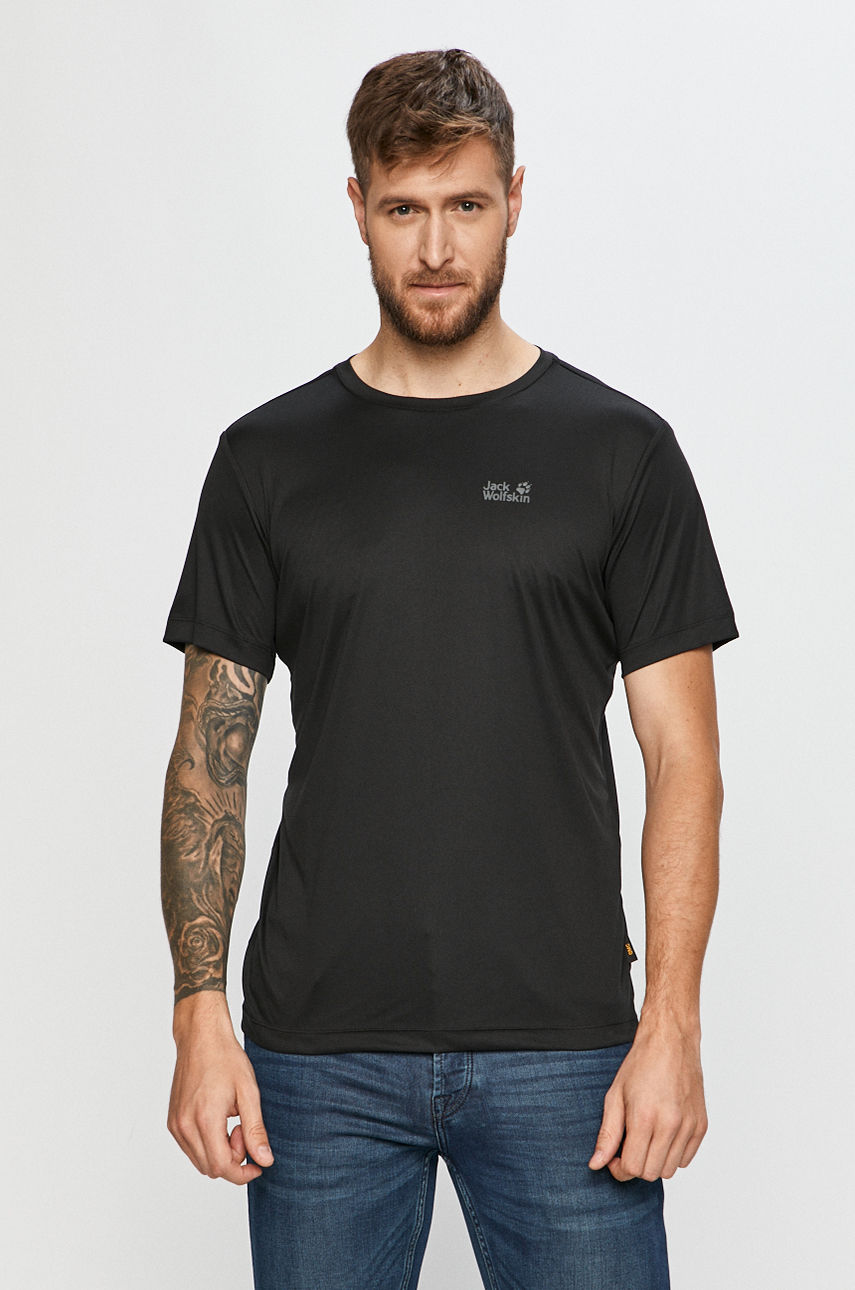 Jack Wolfskin - T-shirt czarny 1807071