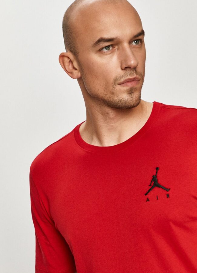 Jordan - T-shirt ostry czerwony AH5296