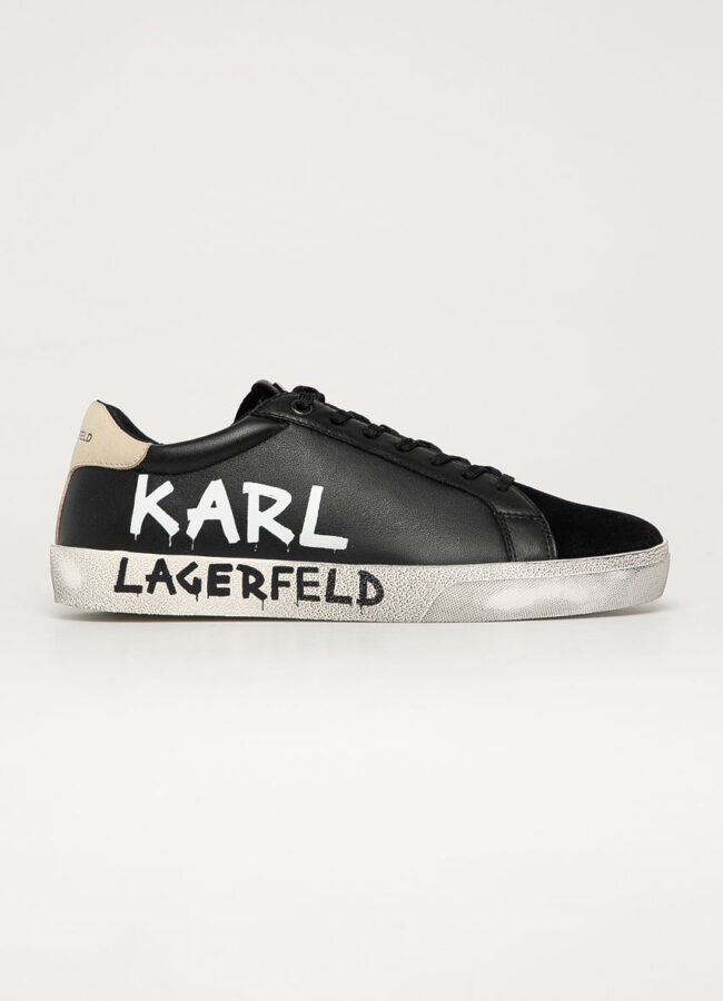 Karl Lagerfeld - Buty skórzane czarny KL51316.300