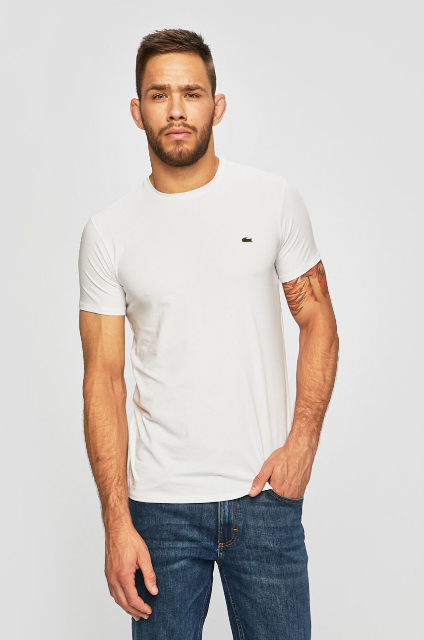 Lacoste - T-shirt biały TH0998