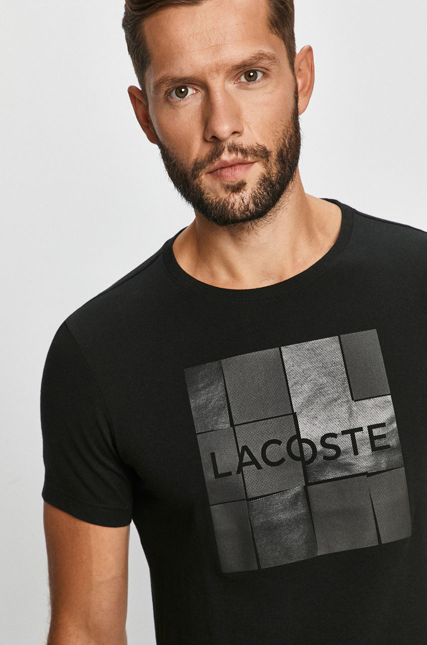 Lacoste - T-shirt czarny TH2068