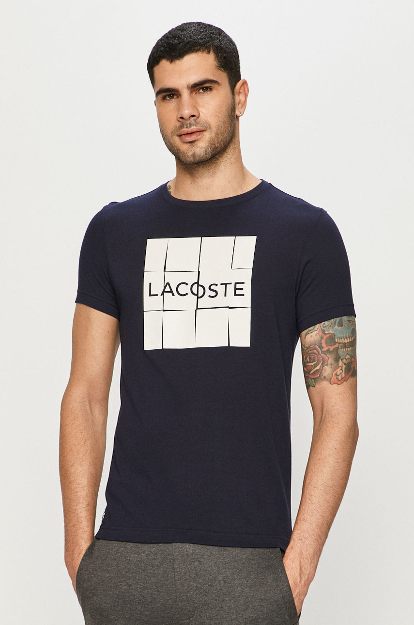 Lacoste - T-shirt granatowy TH2068