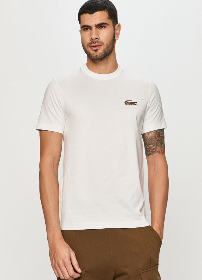 Lacoste - T-shirt x National Geograhic biały TH6281
