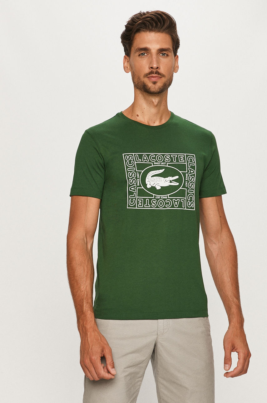 Lacoste - T-shirt zielony TH5097