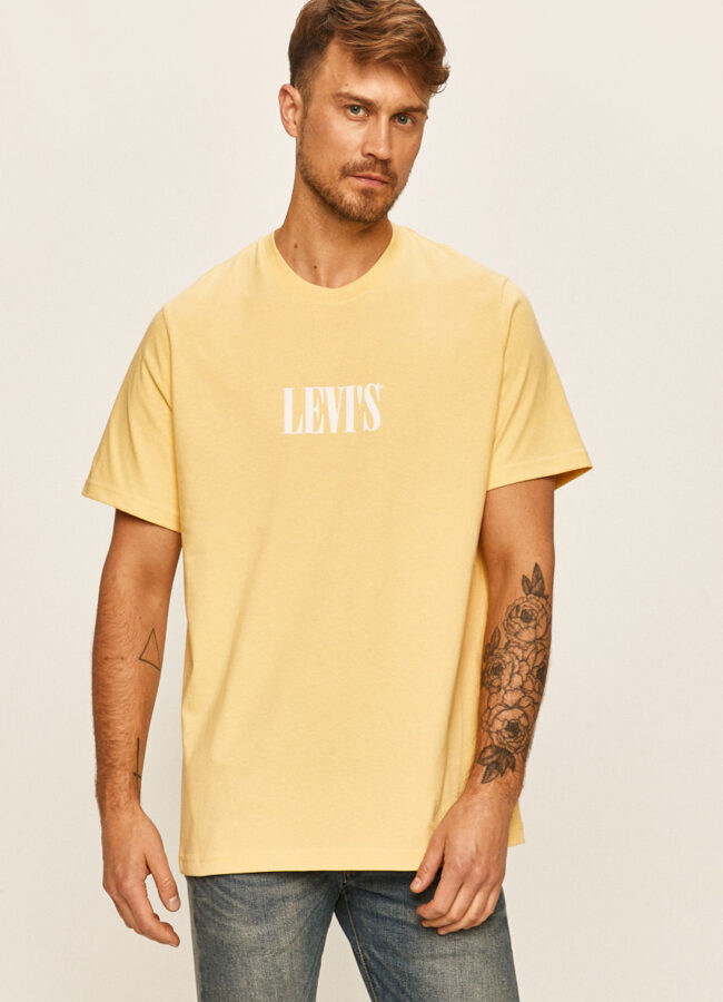 Levi's - T-shirt jasny żółty 16143.0057