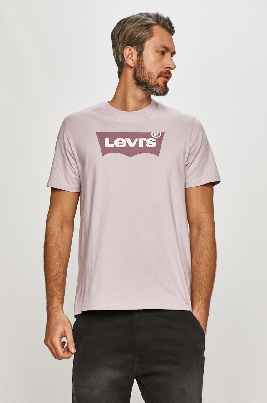 Levi's - T-shirt lawendowy 22489.0372