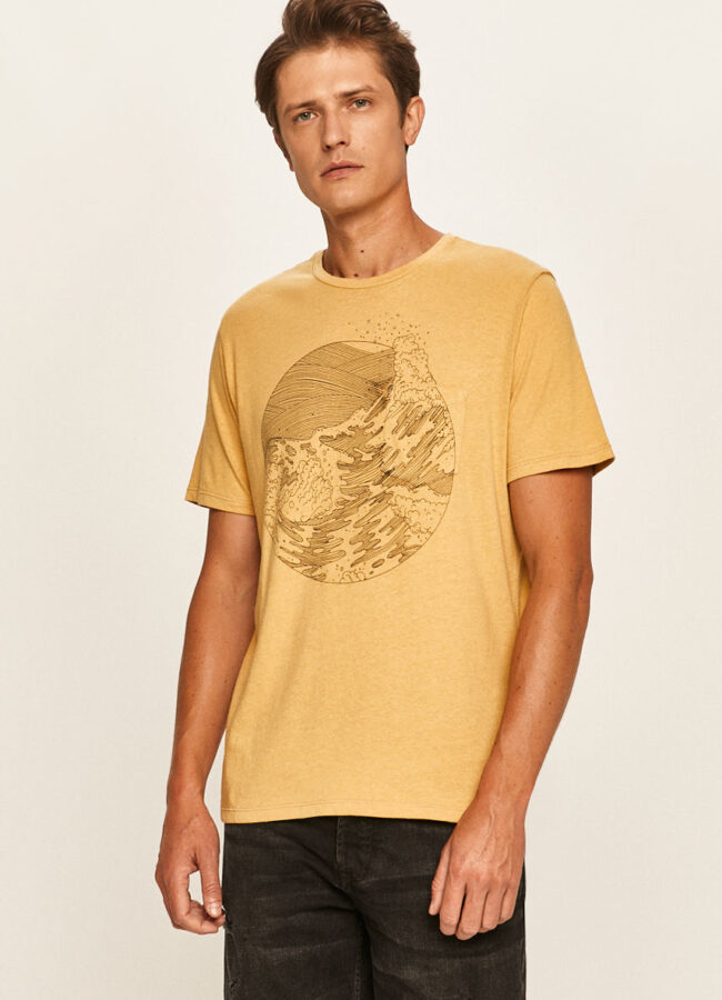 Levi's - T-shirt musztardowy 21547.0018