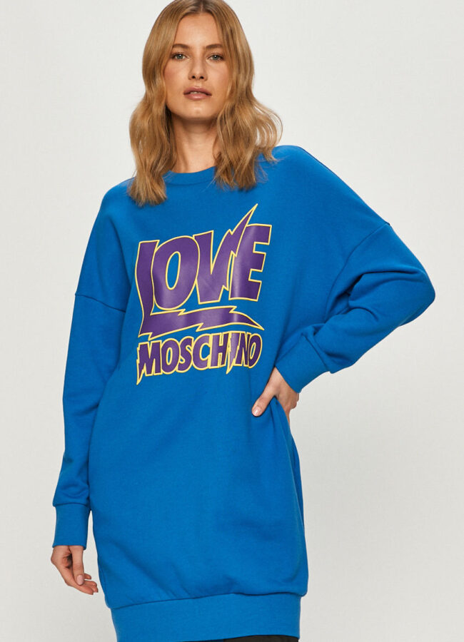 Love Moschino - Sukienka niebieski W.5.A48.05.M.4055