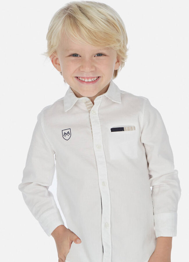 Mayoral - Koszula dziecięca 92-134 cm biały 3171.5A.MINI