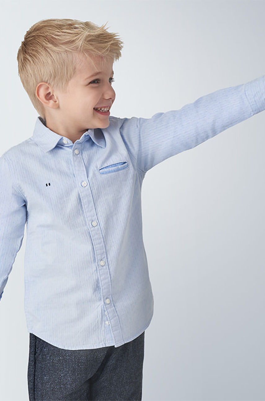 Mayoral - Koszula dziecięca 98-134 cm jasny niebieski 4140.5C.MINI