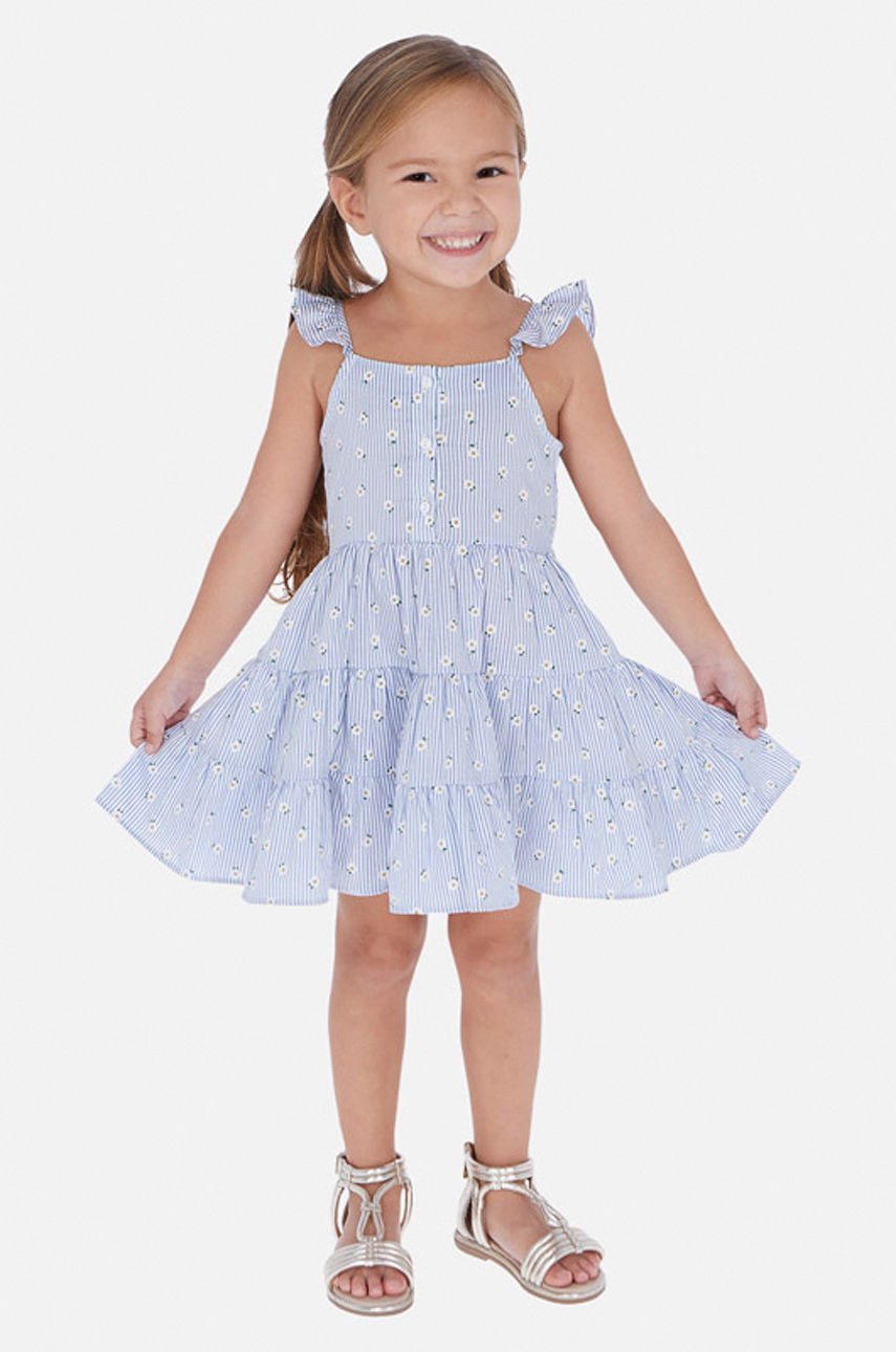 Mayoral - Sukienka dziecięca 92-134 cm jasny niebieski 3953.6J.MINI