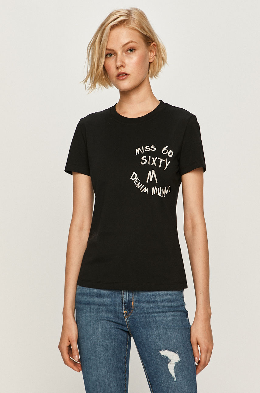 Miss Sixty - T-shirt czarny 603SJ1010000