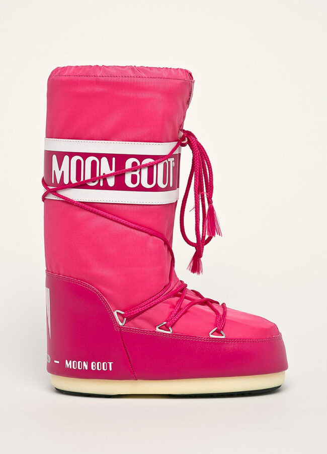 Moon Boot - Śniegowce Nylon ostry różowy 14004400