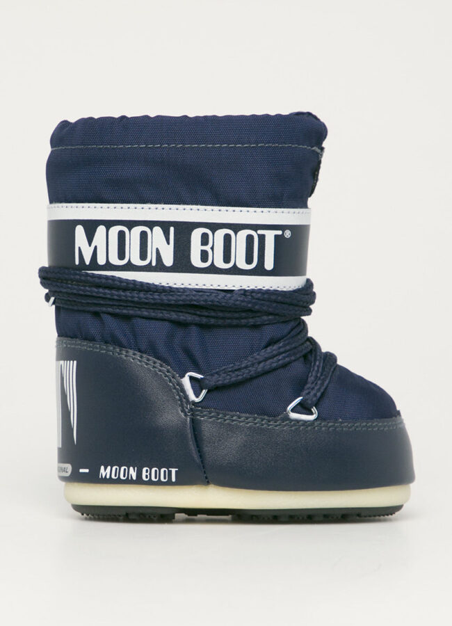 Moon Boot - Śniegowce dziecięce granatowy 140043.MOON.BOOT.MINI