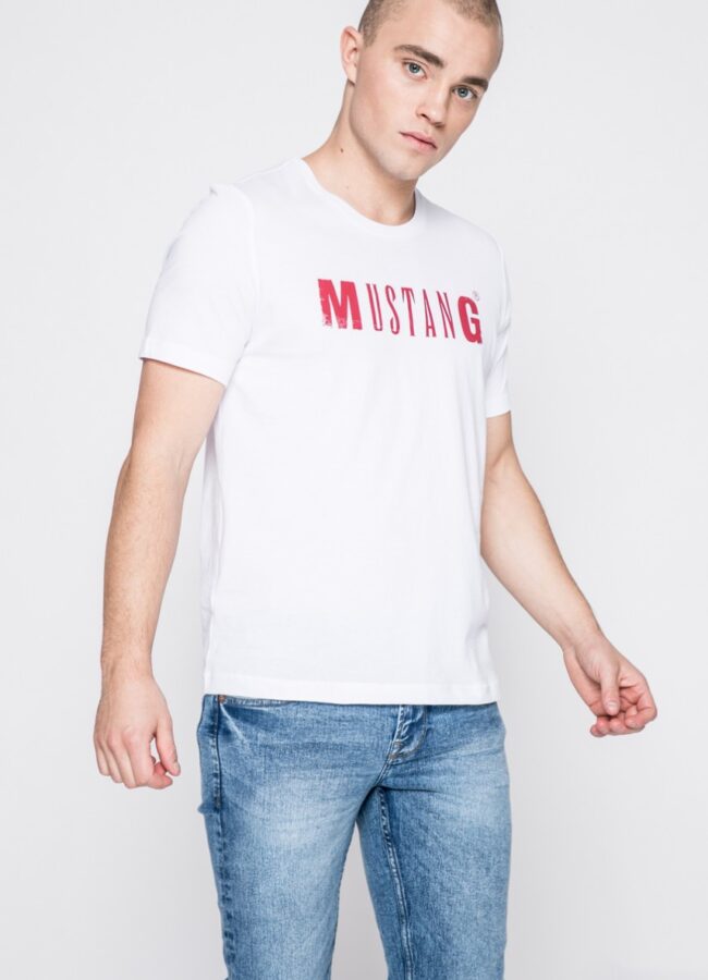 Mustang - T-shirt biały 1005454.2045