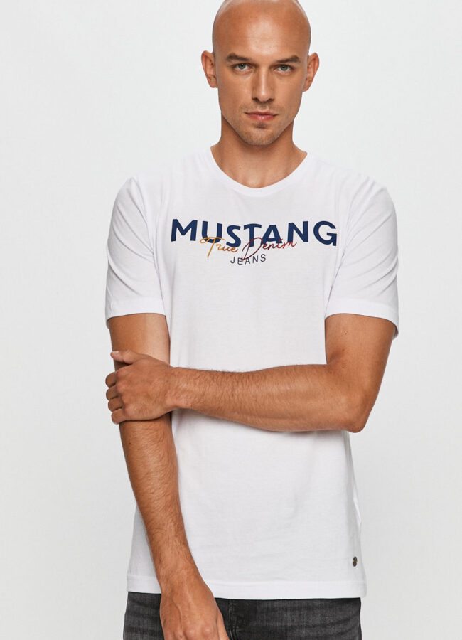 Mustang - T-shirt biały 1009906.2045