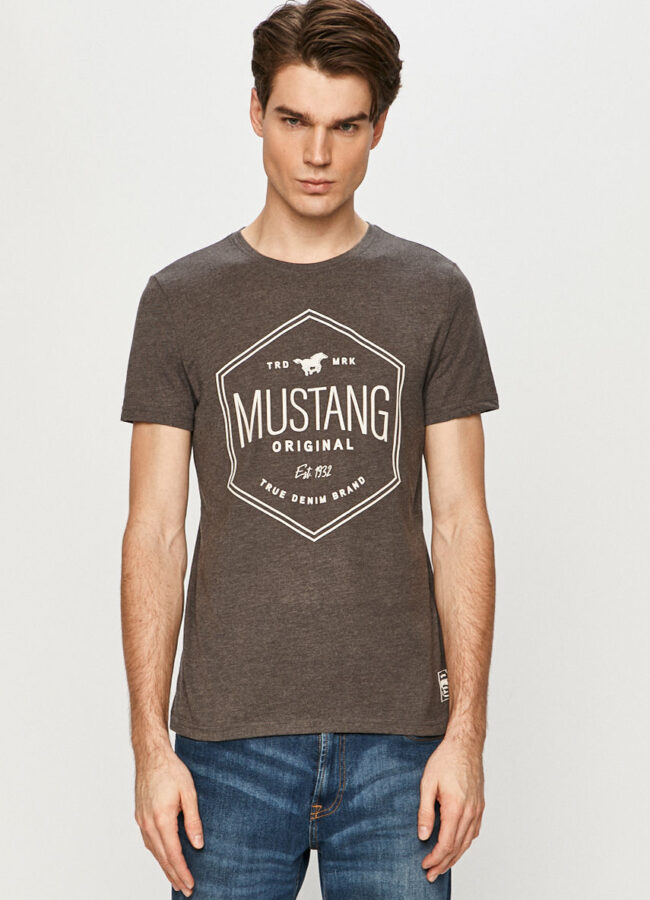Mustang - T-shirt grafitowy 1009967.4151