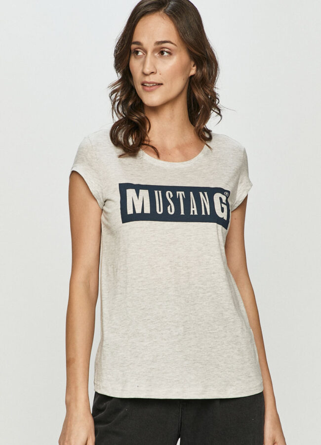 Mustang - T-shirt szary 1010370.4141