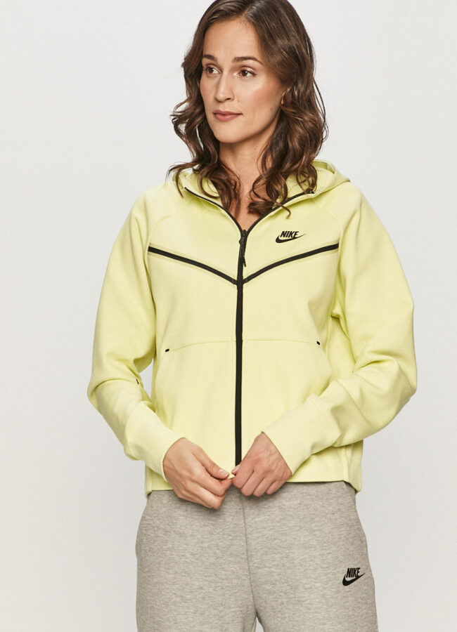 Nike Sportswear - Bluza jasny żółty CW4298